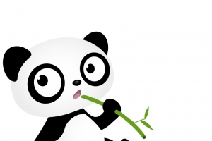 大熊猫吃竹子