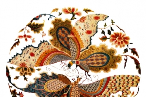 蝴蝶刺绣中国风高清PNG透明装饰元素设计素材免费下载