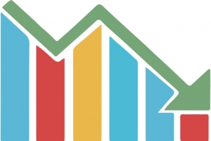 彩色柱图折线图.