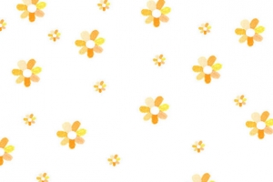 黄色卡通花朵花瓣