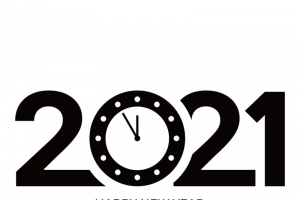 元旦2021数字时钟