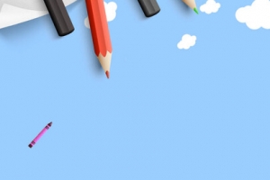 开学季文艺小清新蓝色banner