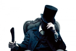 神秘的黑衣男人