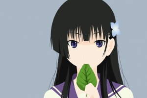 萌女孩简约4K动漫壁纸