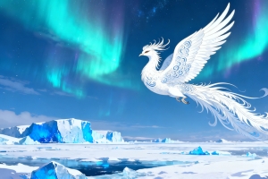 鸿鹄 白凤凰 极光 4k壁纸