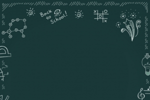 教师节手绘黑板公式