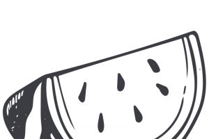 线描西瓜