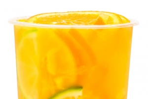 摇摆柠檬绿茶高清PNG透明免扣设计素材免费下载