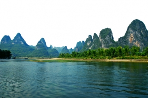 广西桂林漓江风景图