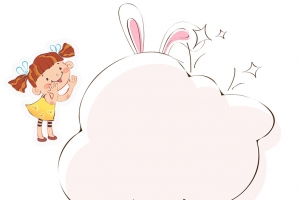 卡通对话框高清PNG透明边框装饰素材免费下载