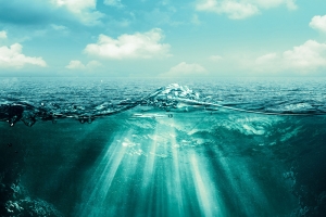 清新水下背景