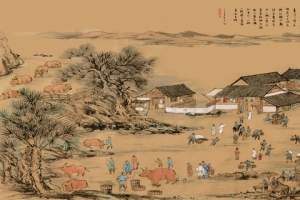 清明上河图淘宝网站背景图