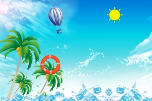 电商淘宝夏凉节缤纷夏日盛夏大促海报ban