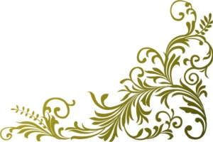 绿色藤蔓欧式花纹手绘高清PNG透明装饰素材免费下载