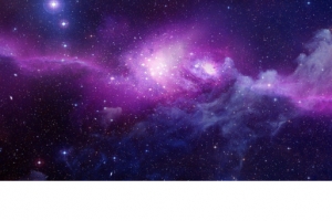 星空中的紫色星光海报背景七夕情人节
