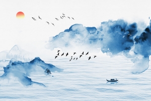 中国风水墨山水-1