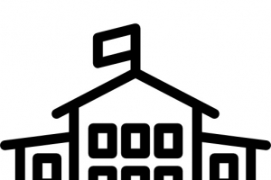 学校的建筑标志图标