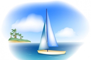 卡通海景素材图片