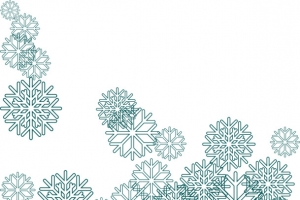 矢量圣诞雪花