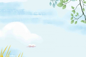 简约小清新二十四节气芒种海报