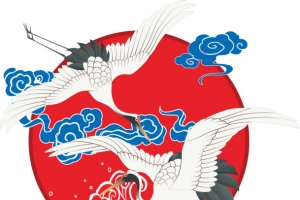 国潮仙鹤元素8