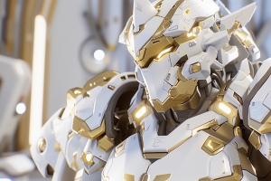 白色高达机器人4K壁纸3840x2160