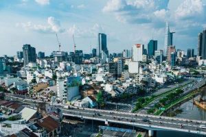 城市 鸟瞰图 桥梁 建筑 城市景观 4k壁纸 3840x2160