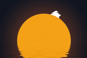中秋月亮兔子背景图