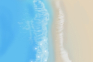 蓝色大海美丽沙滩4k风景手机壁纸2160x3840