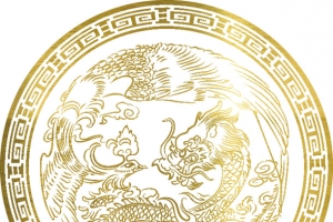 龙纹，边框，烫金，花纹