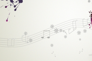 钢琴手绘灰色海报背景banner