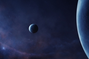 星球太空风景3440x1440壁纸