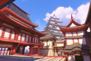 古代建筑游戏场景原画