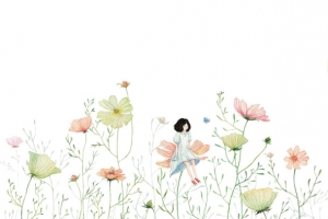 唯美手绘插画
