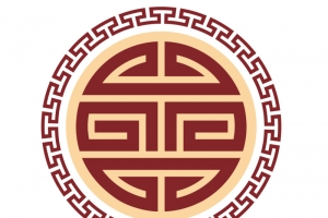 中式圆形矢量传统雕花
