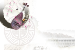 中秋佳节古风背景