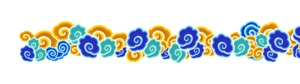 唯美中国风祥云底纹花纹花边装饰