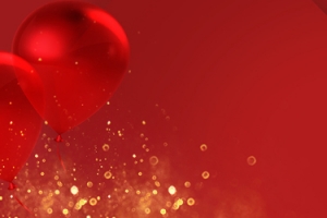 情人节红色浪漫时尚PSD分层banner