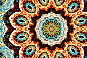 分形 马赛克 图案 抽象 彩色 4k壁纸 3840x2160