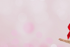 预防艾滋病红色展板设计背景banner