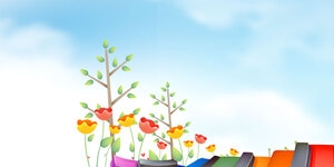 教育清新背景banner