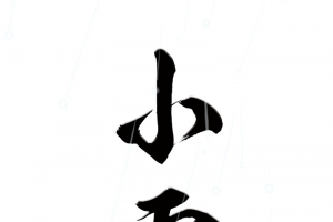 小雪节气字体