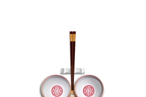 碗筷中国结