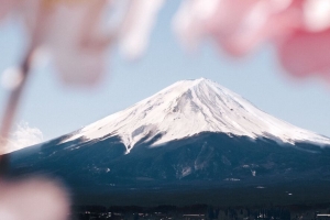 山 火山 顶部 富士 日本 4k壁纸 3840x2160