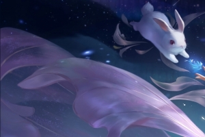 王者荣耀 嫦娥 拒霜思5120x1440双屏壁纸