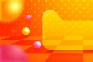 天猫双11促销季彩球红色banner