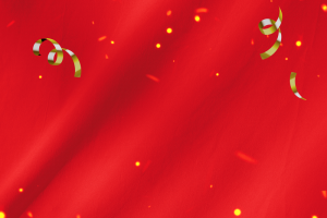 元旦春节彩带光点中国风背景