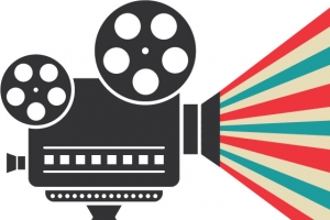 创意电影放映机矢量素材下载,