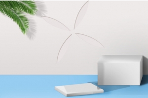 灰色纯色背景psd模板banner