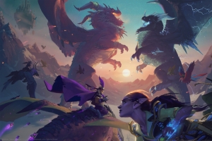 《Hearthstone_ Descent of Dragons》炉石传说4k游戏壁纸